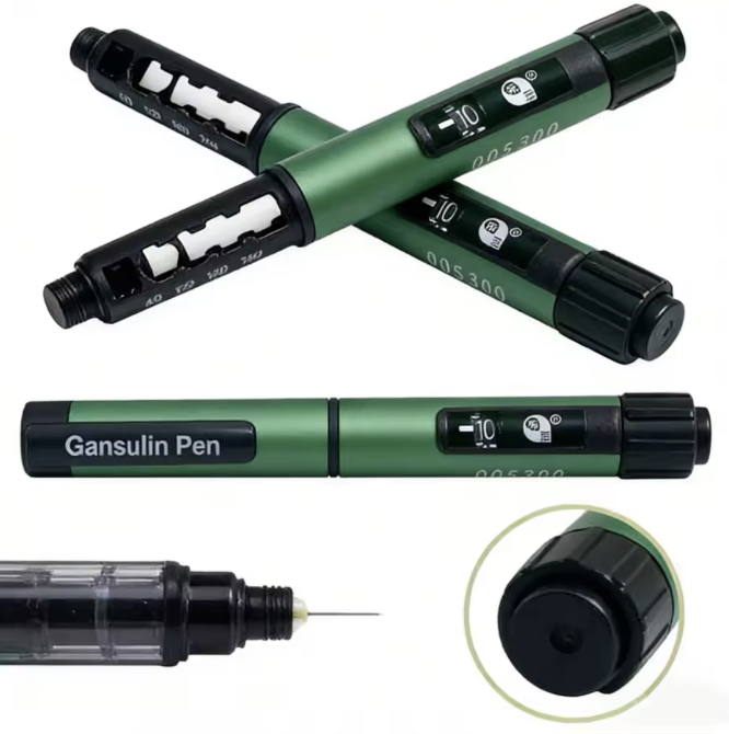 Tonghua Dongbao Gansulin Pen – Insulin Pen Injector, Reusable Pen for Diabetes, weight-loss peptides syringe