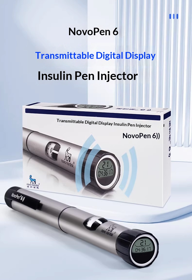 NovoPen 6 Smart Diabetic Insulin Pen NFC Memory Function,Accurate-Portable Health Monitor Assistant & Reliable Injection Device