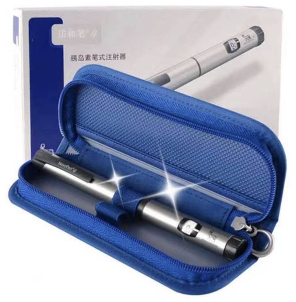 NovoPen4 Insulin Injection Pen for Diabetes Management Resusable Smart Blood Sugar Monitor Device Accurate Diabetic Delivery Pen