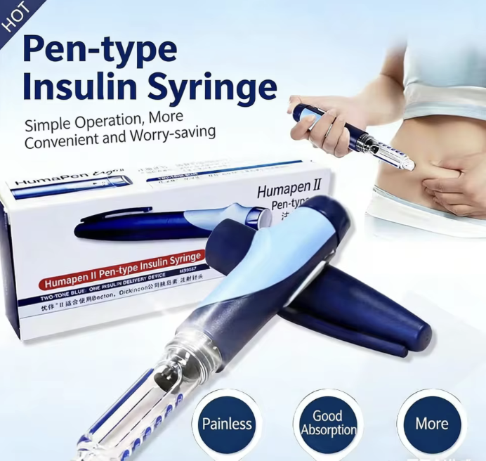 Lilly Humapen Insulin / peptide Pen-Injector-Syringe Compatible with 3mL Insulin Cartridges, four options for you