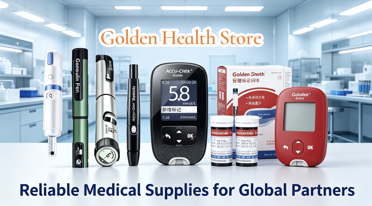 Welcome to Golden Health: Your One-Stop Source for Premium Diabetic Care & Medical Supplies